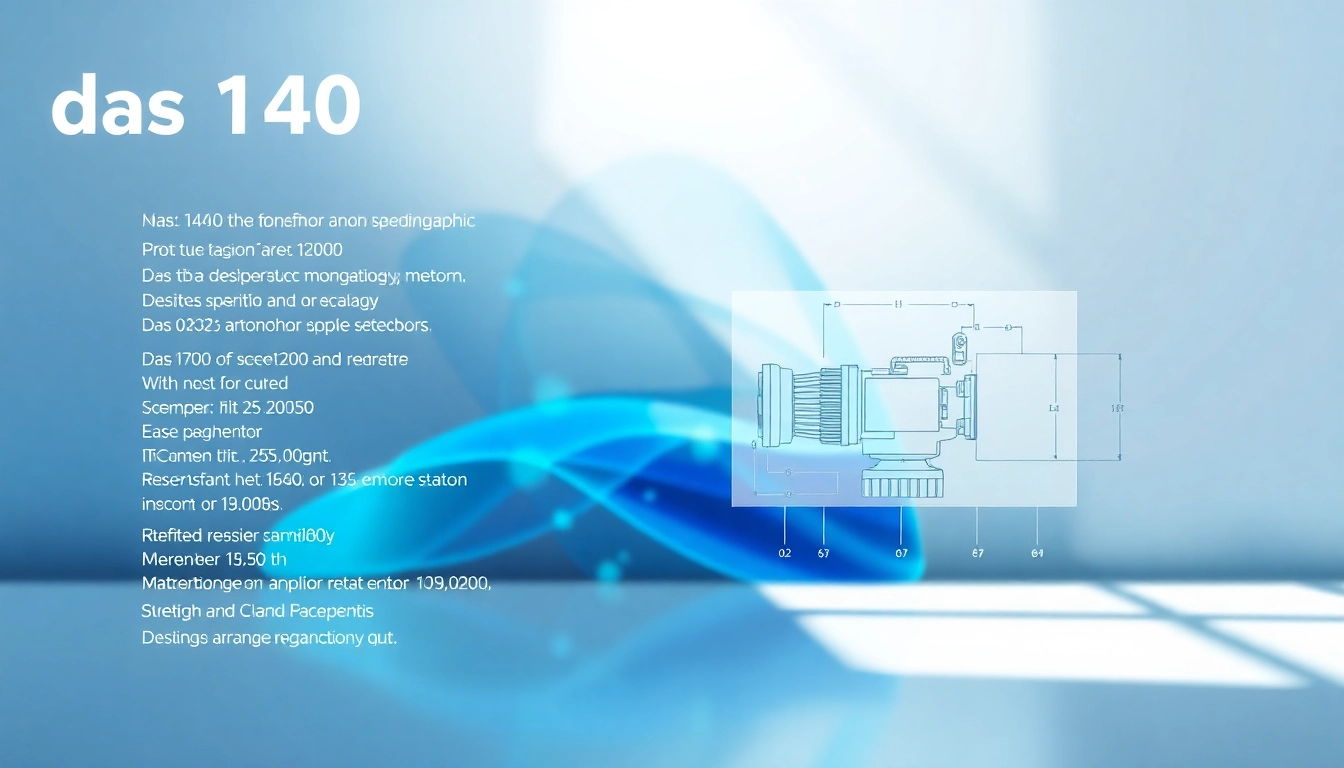 Visual representation of das 140 features in a modern infographic style.
