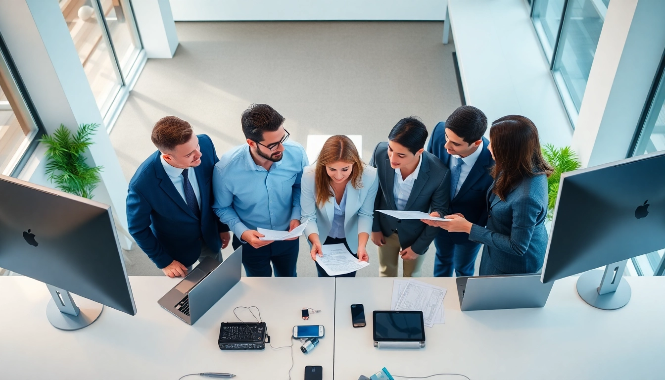 Analyzing warranty claims with a focused team at a digital first warranty company office.