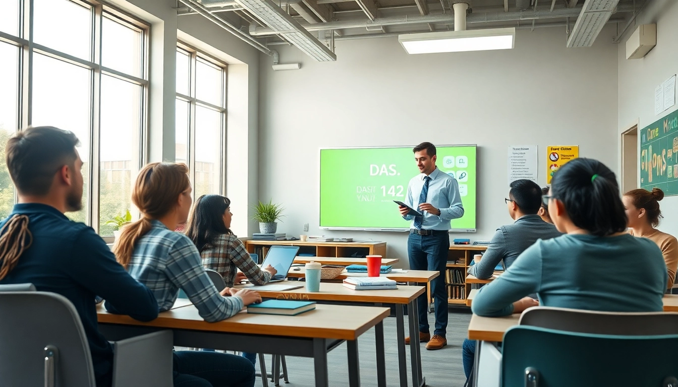 Enhance learning in DAS 142 with engaging classroom dynamics featuring diverse students.