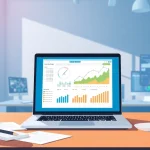 Explore AI for competitive intelligence tools in a modern workspace setting.