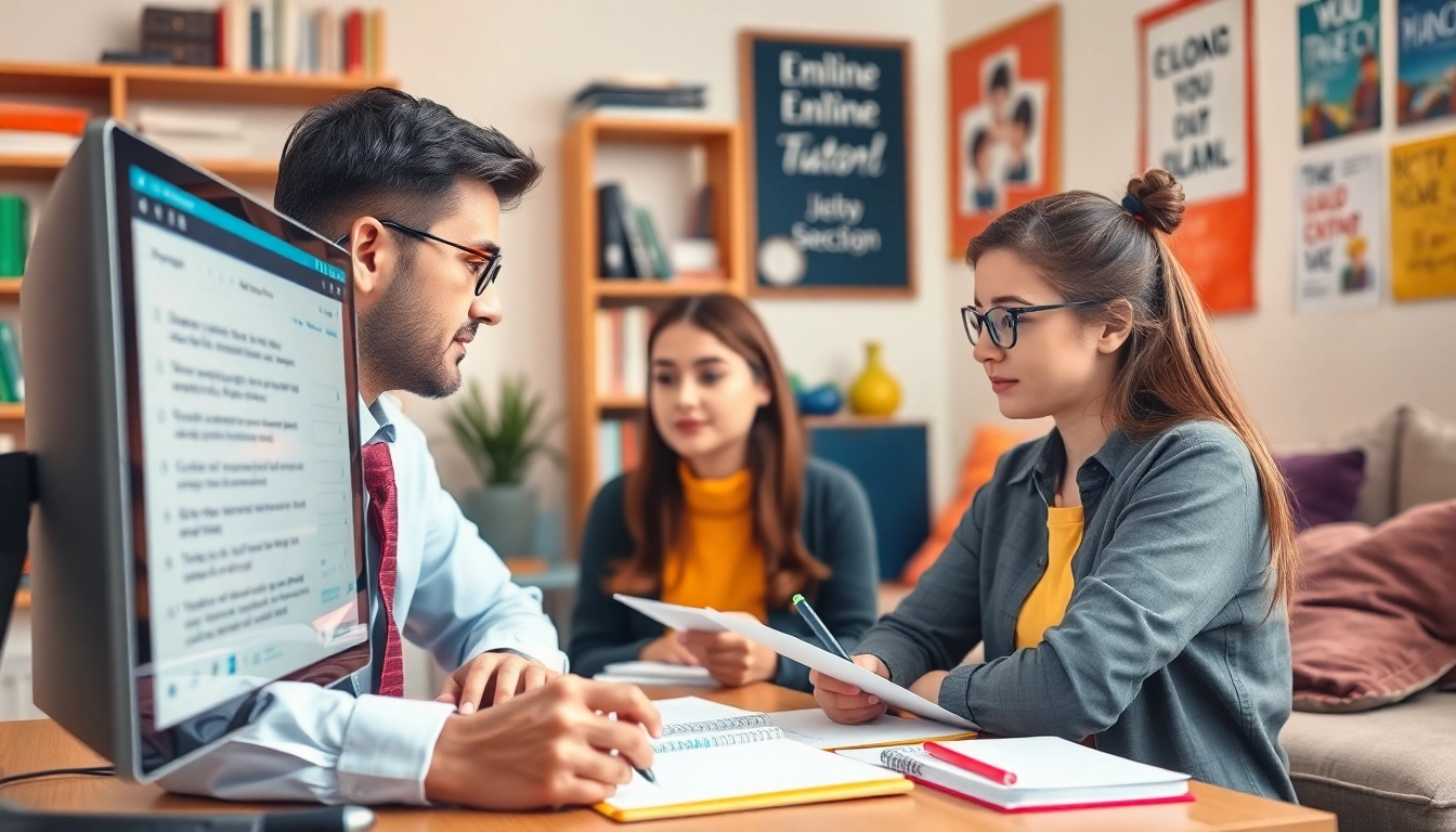 Providing remote exam help, a tutor supports a student in a focused virtual learning environment.