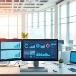 Enhance productivity with enterprise search AI solutions in a professional workspace.