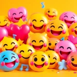 Engaging TikTok emojis collage showcasing popular icons for creative expression.