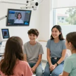 Teen teeth straightening Hawthorn consultation in a friendly orthodontic clinic with professionals guiding teens.
